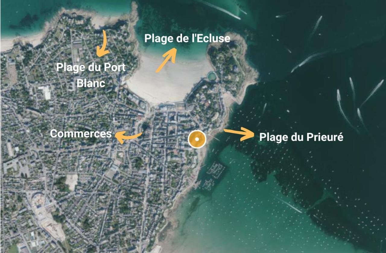 Sunshine - Appartement 2Pers - Terrasse Vue Mer - Dinard Zewnętrze zdjęcie